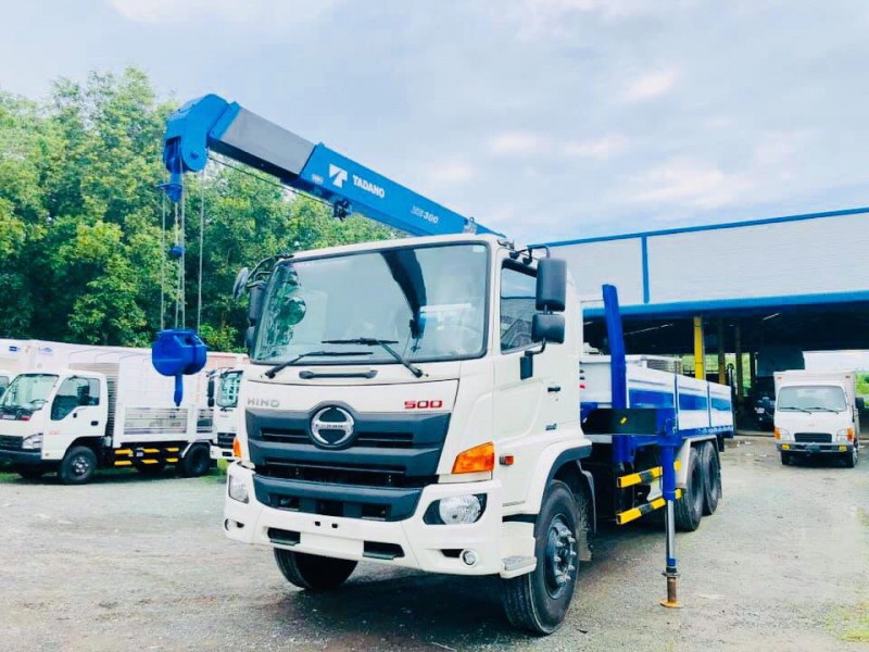 XE CẨU HINO FL8JT7A 13.8 TẤN GẮN CẨU TADANO TM-ZE303MH - Ảnh 2
