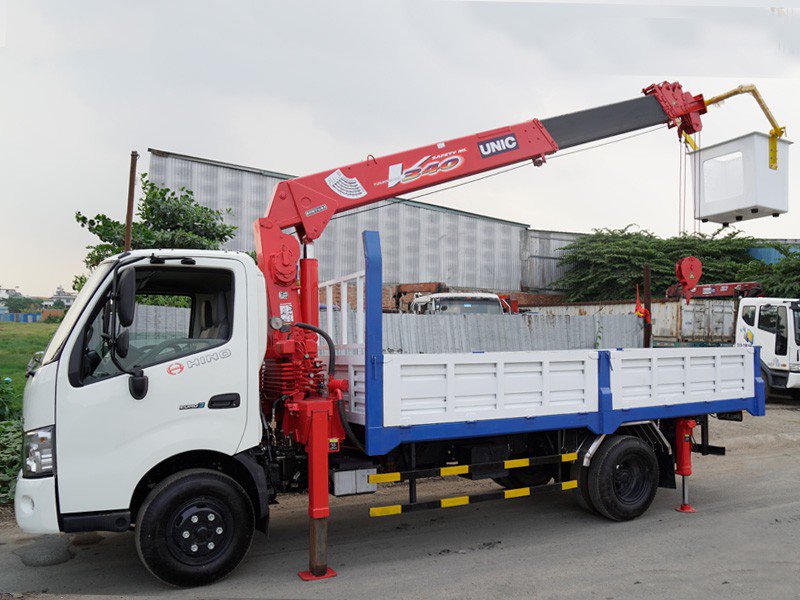 XE CẨU HINO XZU720L 2 TẤN GẮN CẨU UNIC URV346 - Ảnh 2