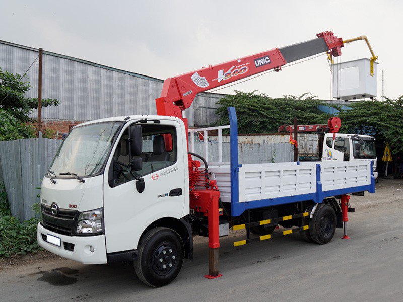 XE CẨU HINO XZU720L 2 TẤN GẮN CẨU UNIC URV346 - Ảnh 5