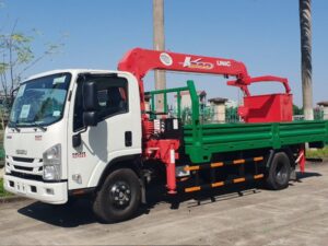 XE CẨU ISUZU NQR75LE4 4.3 TẤN GẮN CẨU UNIC URV343