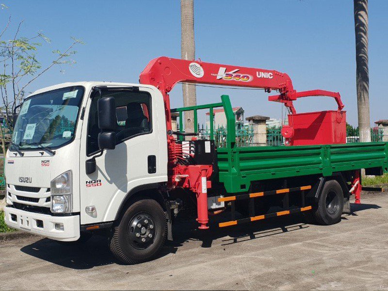 XE CẨU ISUZU NQR75LE4 4.6 TẤN GẮN CẨU UNIC URV344 - Ảnh 2