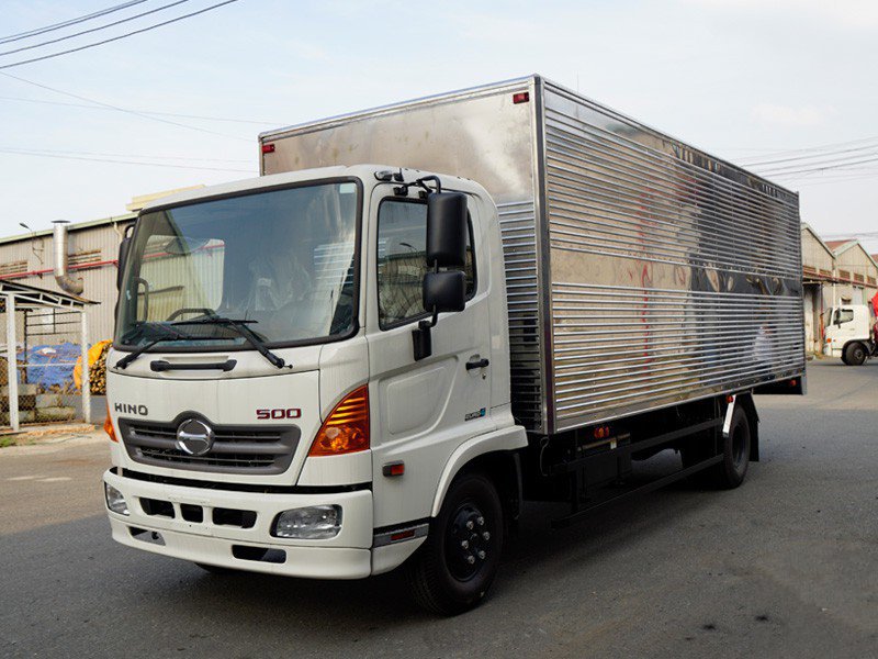 XE TẢI HINO FC9JJTC 6 TẤN THÙNG KÍN GẮN BỬNG NÂNG - Ảnh 4