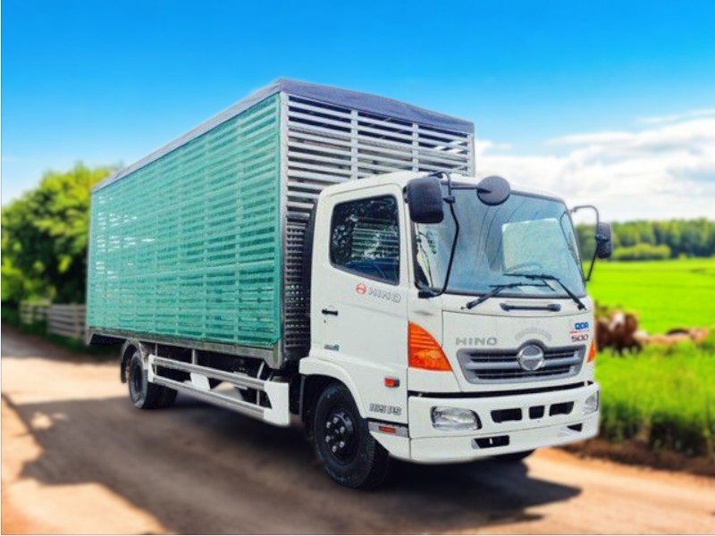 XE TẢI HINO FG8JT7A 6 TẤN THÙNG CHỞ GIA CẦM - Ảnh 2