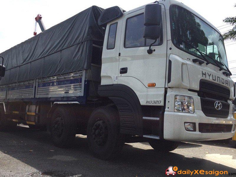 XE TẢI HYUNDAI HD320 18 TẤN THÙNG BẠT - Ảnh 2