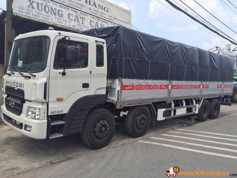 XE TẢI HYUNDAI HD320 18 TẤN THÙNG BẠT - Ảnh 4