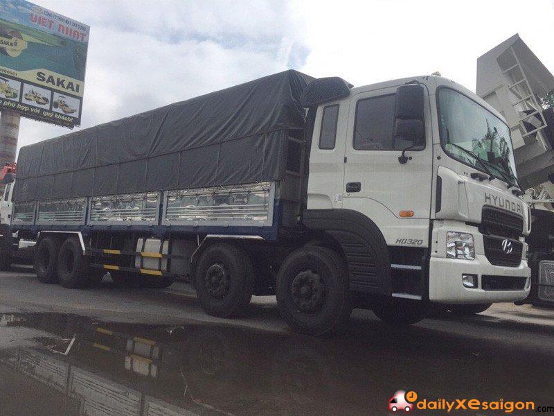 XE TẢI HYUNDAI HD320 18 TẤN THÙNG BẠT - Ảnh 6