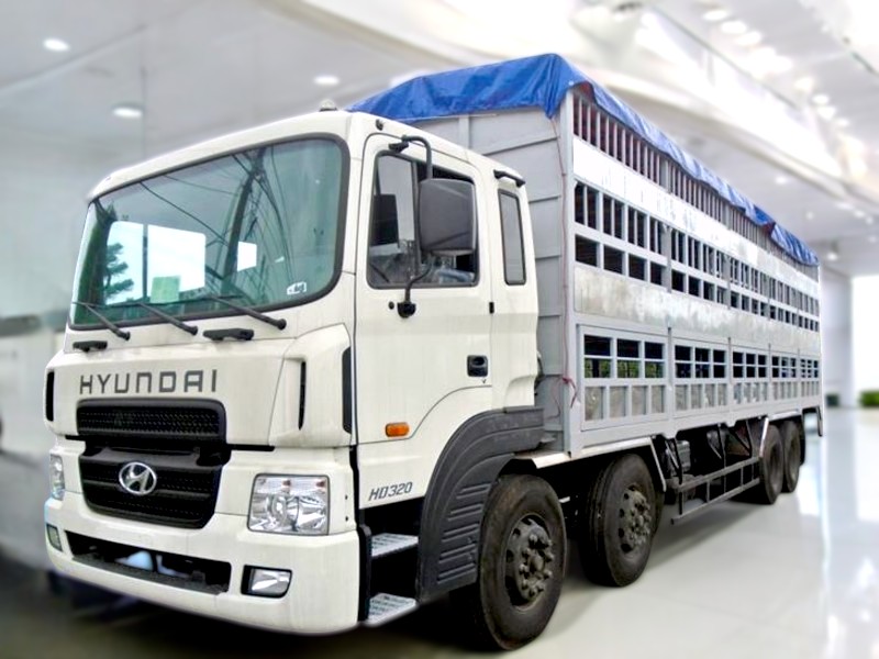 XE TẢI HYUNDAI HD320 4 CHÂN CHỞ GIA SÚC 15 TẤN - Ảnh 2