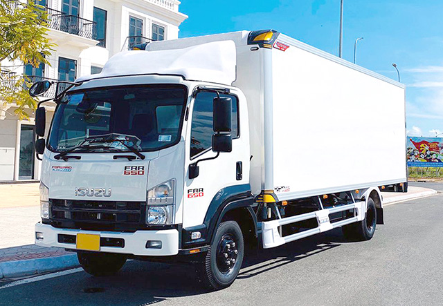 XE TẢI ISUZU FRR90NE4 6 TẤN THÙNG BẢO ÔN - Ảnh 2
