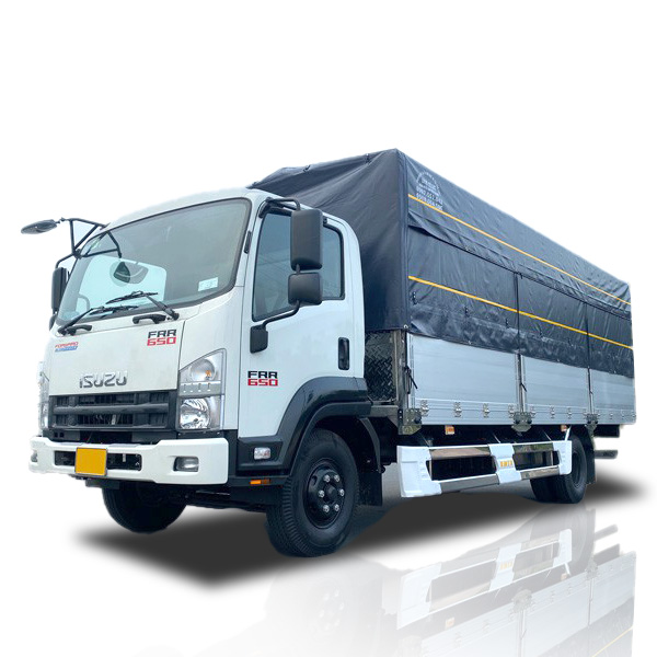 XE TẢI ISUZU FRR90NE4 6 TẤN THÙNG MUI BẠT