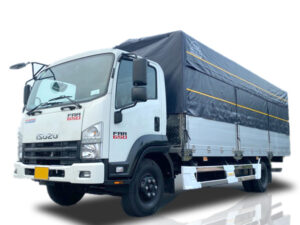 XE TẢI ISUZU FRR90LE4 6.5 TẤN THÙNG MUI BẠT