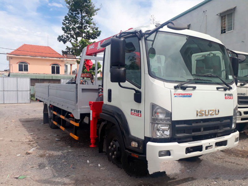 XE TẢI ISUZU FRR90N 5 TẤN GẮN CẨU UNIC 3 TẤN 4 KHÚC - Ảnh 2