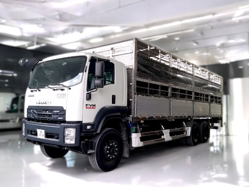 XE TẢI ISUZU FVM34WE4 11 TẤN 3 CHÂN CHỞ GIA SÚC - Ảnh 3