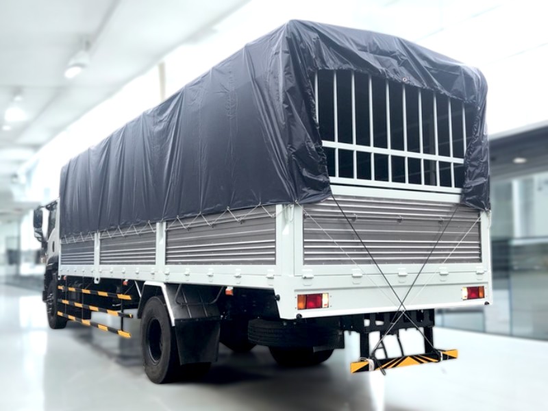 XE TẢI ISUZU FVR34QE4 9 TẤN THÙNG MUI BẠT - Ảnh 6