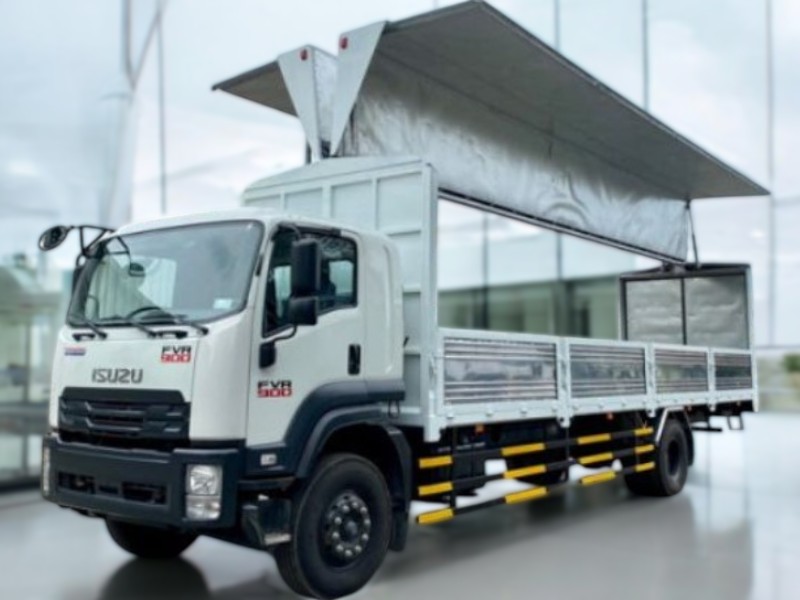 XE TẢI ISUZU FVR34UE4 7.5 TẤN THÙNG KÍN CÁNH DƠI - Ảnh 4