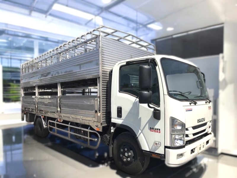 XE TẢI ISUZU NQR75LE4 4 TẤN CHỞ GIA SÚC - Ảnh 5