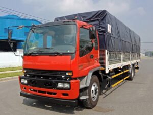 Alternative view of XE TẢI ISUZU VĨNH PHÁT FTR160SL9 6.7 TẤN THÙNG BẠT DÀI 9M9