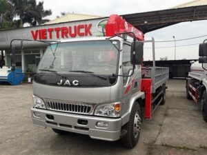 XE TẢI JAC 6 TẤN GẮN CẨU UNIC 3 TẤN 4 KHÚC