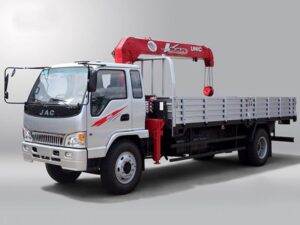 Alternative view of XE TẢI JAC 8.3 TẤN GẮN CẨU UNIC 3 TẤN 4 KHÚC