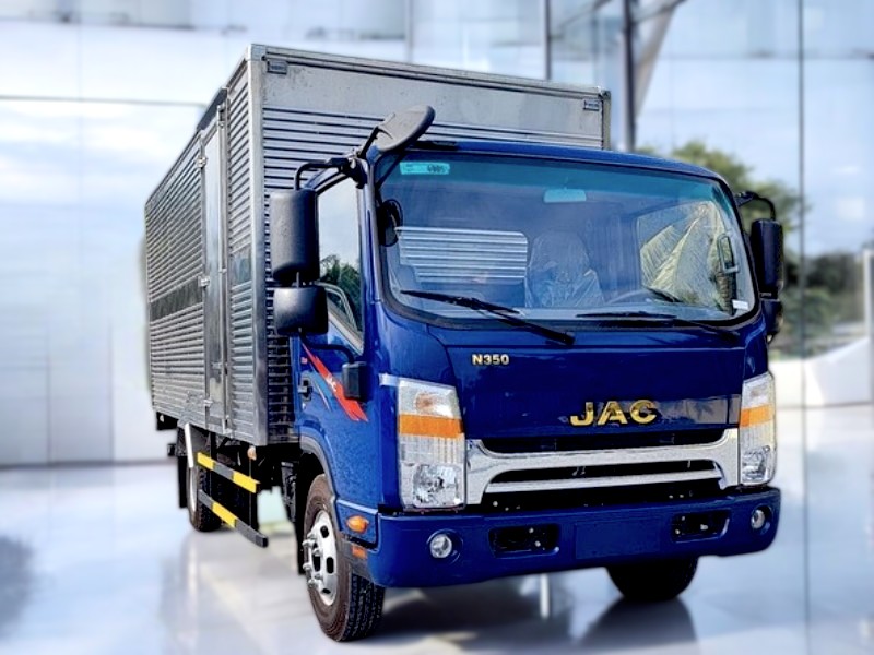 XE TẢI JAC N350 PLUS 3.49 TẤN THÙNG KÍN ĐỘNG CƠ CUMMIN - Ảnh 3
